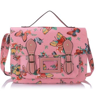 pink butterfly purse