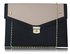 LSE00276 -  Wholesale & B2B Black/ Nude Large Flap Clutch purse Supplier & Manufacturer