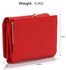 LSP1066 - Red Purse/Wallet with Metal Decoration